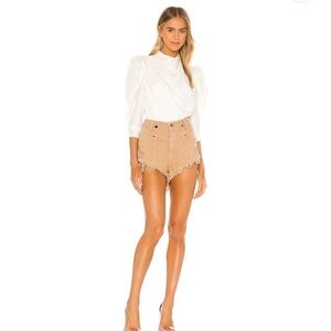 x REVOLVE Tessa Shorts in Camel